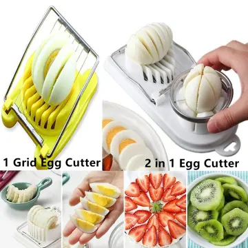 Multifunctional Egg Cutter Egg Slicer Fancy Splitter Egg Cutting