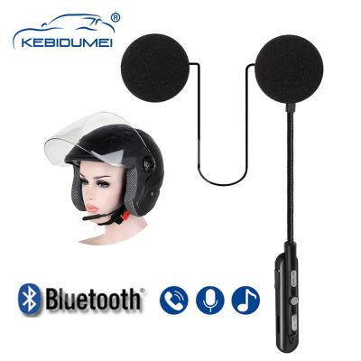 Motor Helmet Headset Bluetooth V5.0 Motorcycle Wireless Stereo Earphone Speaker Support Automatic Answer Handsfree Call Mic