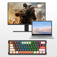 61 Keys echanical KeyboardFull Key Hot Swap 3-modes Bluetooth 2.4G USB wired Gaming Keyboard RGB Backlight Computer Accessories