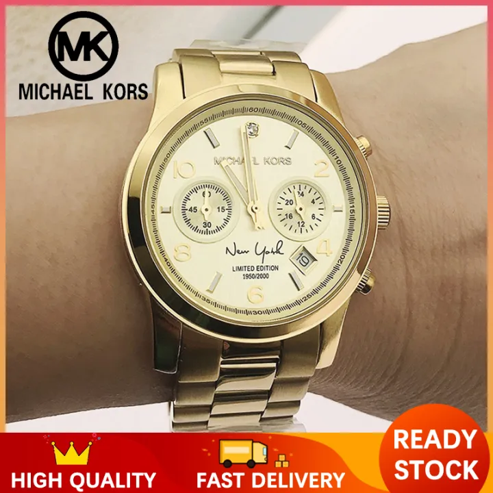 MK Fashion New York Edition Watch (Women) MK Watch for Women Authentic  Pawnable Original Sale Gold