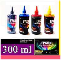 หมึกเติม "PEACOCK" (Shoola) For Epson ​300ml เกรดพรีเมียม ใช้เติมเครื่องพิมพ์ตระกูล Epson เทียบเท่า คุณภาพสีสดใส ติดทนนาน