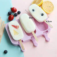 BTTUM Ice Cream Tools Popsicle Maker Tray Homemade Ice Lolly Cute Cartoon Kitchen Tools for Summer DIY Cream Mold Silicone with Dust Cover 1Pcs