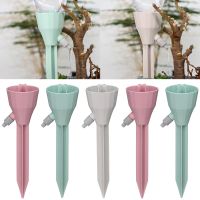 1-24PCS Garden Plant Self Watering Devices Automatic Irrigation Dripper with Adjustable Control Shut Off Drip System for Home Watering Systems  Garden