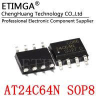 10PCS/LOT 24C64 AT24C64N AT24C64AN SOP-8 Serial EEPROM memory WATTY Electronics