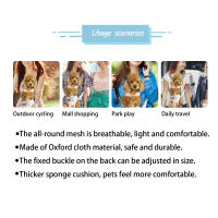 Cat Dog Outdoor Front Holder Bag Multi-directional Breathable Pet Chest Packpack for Travel for Home