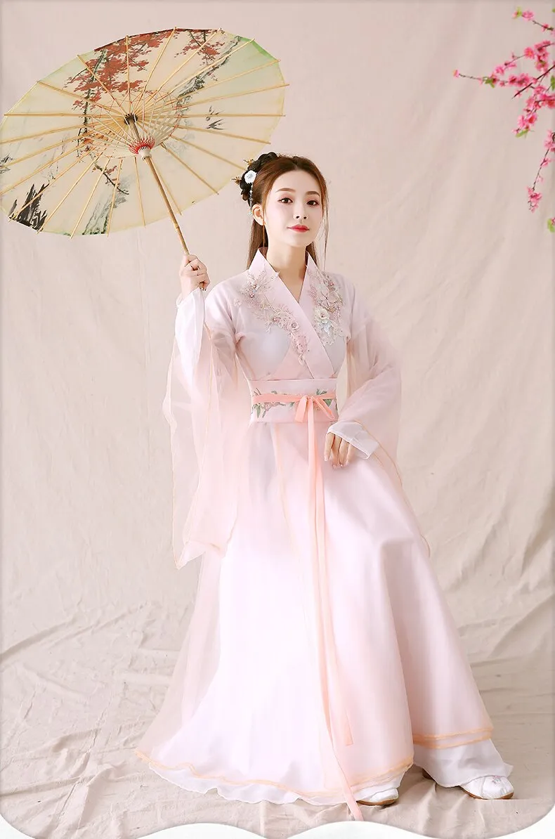 New Arrival】Women Chinese Style Hanfu Traditional Dance Costume Han Dynasty  Princess Clothing Oriental Tang Dynasty Fairy Dresses Outfit | Lazada  Singapore