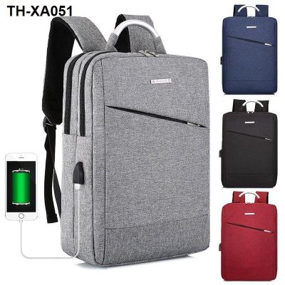 mens large-capacity fashion womens business leisure travel bag backpack computer college student