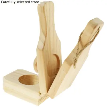 Wooden Banana Smasher Maker Reuseable Portable Plantain Masher