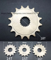 1Pcs รถจักรยานยนต์ Chain Sprocket สำหรับ GS EN GN125 HJ125K-A รถจักรยานยนต์เฟืองด้านหน้าเฟืองเครื่องยนต์428-14T15T 16T ฟัน