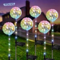 Bsens Solar Dandelion Lamp Courtyard Decor Solar Lamp Garden Floor Light LED Garden Light