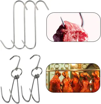 Alele Meat Hook 4Pack Heavy Duty S-Hooks 10 Stainless Steel Meat Hooks  Process 海外 即決