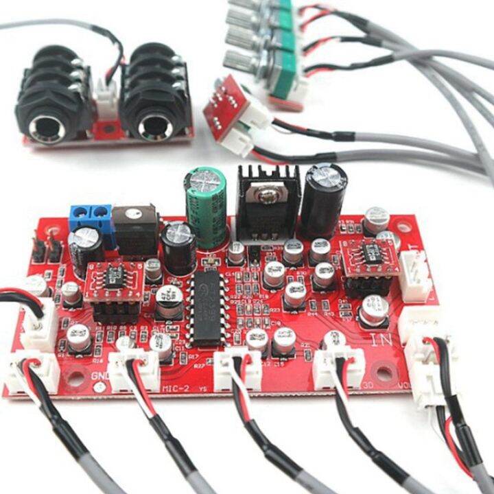 3x-dc-12v-24v-pt2399-digital-microphone-audio-amplifier-board-karaoke-plate-reverb-preamplifier-reverberator-op275