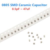 ✸ 100pcs 0805 SMD Chip Multilayer Ceramic Capacitor 0.5pF - 47uF 10pF 22pF 100pF 1nF 10nF 100nF 0.1uF 1uF 2.2uF 4.7uF 10uF 22uF