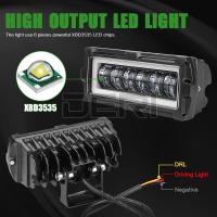 5นิ้ว7D LED Pods Light Bar Offroad รถทำงานโคมไฟ Spotlight ไฟวิ่งกลางวันสำหรับ Jeep Moto รถบรรทุก4X4 A 4WD SUV 12V 24V