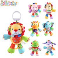 Jollybaby Multifunctional Baby Toys Animal Plush Toys Rattles Mobiles Soft Cotton Infant Pram Stroller Car Rattles Hanging