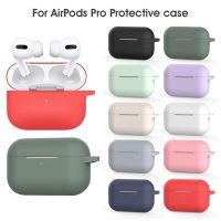 Silicone Cases For Apple AirPods Pro Case Wireless Bluetooth Earphones Protective Cover For Airpods Pro 2019 Charging Box Bags Headphones Accessories