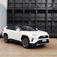 RAV4รถ SUV หุ่นอัลลอยหล่อโลหะรถของเล่นเบาและเสียงสำหรับเด็กยานพาหนะ