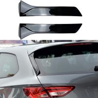 Rear Window Side Spoiler Wing for For Seat Leon 5F FR Mk3 MK3.5 2012-2021 Car-styling Auto Canards Splitter Black/Carbon Fiber