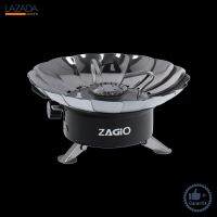 เตาแก๊สปิคนิคแบบพกพา (มีแผ่นกันลม) ZAGIO รุ่น ZG-1554 สีเทา ( ( รับประกันคุณภาพ ) )