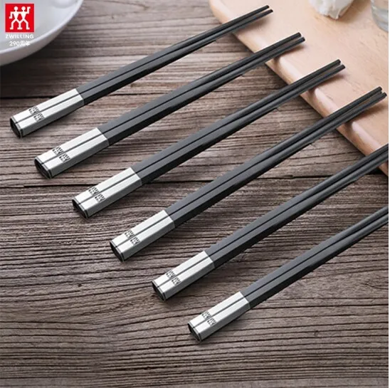 zwilling 6 pairs of household non-slip chopsticks | Lazada PH