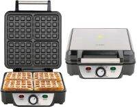 Lund 68012 New 4 Plate Waffle Maker 1100w เครื่องทำวาฟเฟิล คุณภาพดี ไม่ติดเตา ขนาด 24*24ซม