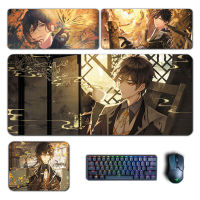 Zhongli Mouse Pad Genshin Impact Mousepad Lapis Dei Keyboard Pad Rex Lapis Padding Computer Pad PC Gaming Accessories Desk Mat