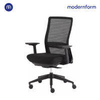 Modernform เก้าอี้สำนักงาน รุ่น Series15S แขนปรับไม่ได้ พนักพิงกลางแบบตาข่าย มีให้เลือก 2 สี  ระบบโยกแบบซิงโครไนซ์ ปรับความสูง