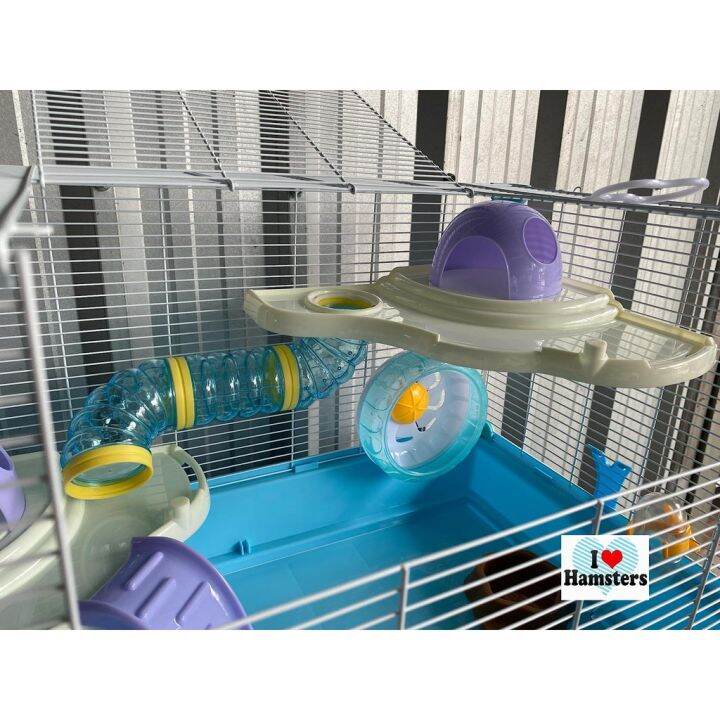 ส่งฟรี-็hamster-cage-60cm-สวรรค์ของเจ้าหนูแฮมสเตอร์-กรงหนูแฮมสเตอร์ขนาดใหญ่-พร้อมอุปกรณ์ครบชุด