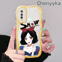 เคส Chenyyka สำหรับ VIVO Y19 Y5s ลายเด็กผู้หญิงหิมะสีขาวสวยขอบเนื้อครีมเคสมือถือกันกระแทกแบบใสนิ่มโปร่งใสลายกล้องถ่ายรูปความคิดสร้างสรรค์เคสซิลิกาเจลฝาครอบป้องกัน