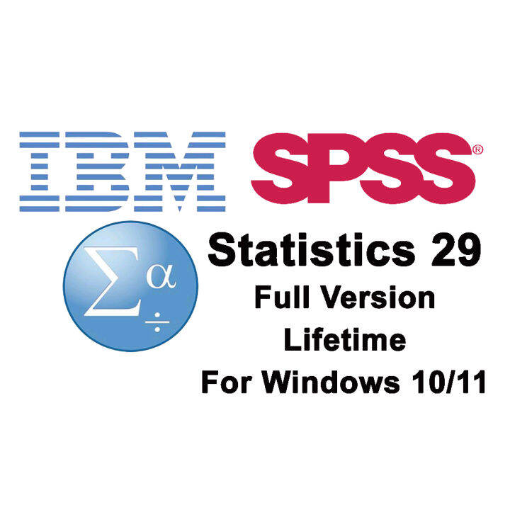 IBM SPSS Statistics 29 Lifetime For Windows 10/11 with Easy ...