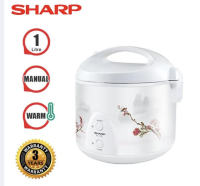 ส่งฟรี SHARP รุ่น KS-11E หม้อหุงข้าวอุ่นทิพย์ 1 ลิตร ไม่เคลือบ กำลังไฟ 485 วัตต์ มอก.1039-2547