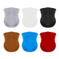 ✾ Hiking Cool Face Bandana Men Tube Scarf Half Mask Cover Neck Warmer Cycling Running Hunting Bicycle Sun Protection Women Summer