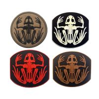 【cw】 1PC Polyester Embroidery Stickers Outdoor Fans and Armbands Frog Morale Chapter Glue 【hot】