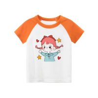 kiss baby ในไทยพร้อมส่ง เสื้อแขนสั้น เสื้อยืดเสื้อผ้าเด็กเสื้อผู้หญิง90-140cm HM008