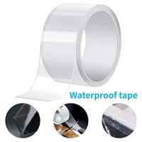 【LZ】 3/5M Waterproof Kitchen Sink Clear Tape Mildewproof Nano Tape Bathroom Toilet Crevice Strip Self-adhesive Pool Water Seal