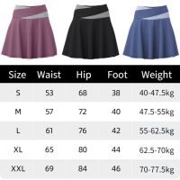 +【‘ Summer Sports Skirt Women Quick Dry Shorts Elastic Running High Waist Fitness Short Skirts Tennis Run Gym Yoga Skirt With Shorts