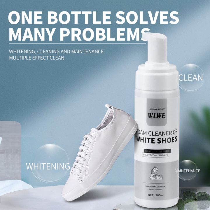 Nowash Strong Decontamination】WILLIAM WEIR shoe cleaner for white