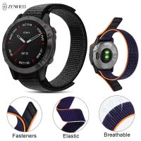 ertgga 22mm 26mm Hook Loop Nylon Strap For Garmin Fenix 7 7X 6 6X Pro 5 5X Plus Smart Watch Band For Garmin Enduro/Forerunner 935 945