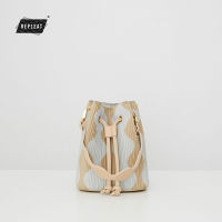 REPLEAT - Bucket bag Mini กระเป๋าสะพาย กระเป๋าทรงถังผ้าอัดจีบ กระเป๋าผู้หญิง