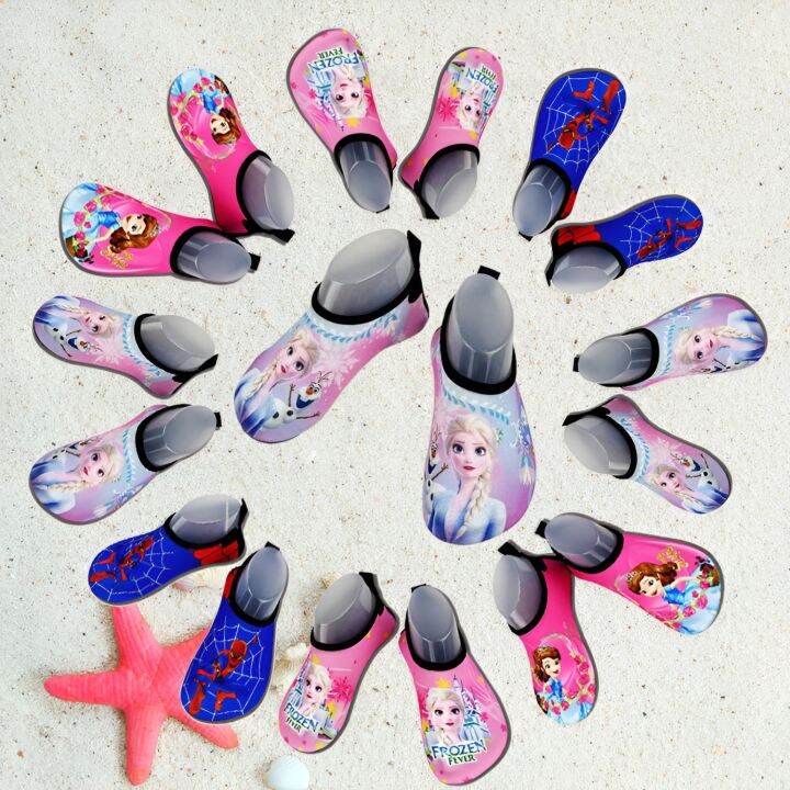 hot-sale-frozen-trace-shoes-childrens-beach-park-non-slip-wading-snorkeling-baby