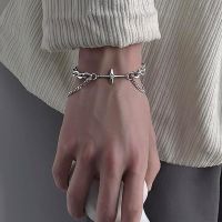 Vintage Six-pointed Star Bracelet Women Girls Fashion Party Jewelry Punk Hip Hop Bangle Couple Pendant Bracelets Ring Gift Headbands