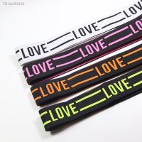 ✾✻ 3.8 cm color raised letters Elastic Ribbon Clothing Bags Trousers Elastic Rubber DIY Sewing Accessories rubber band