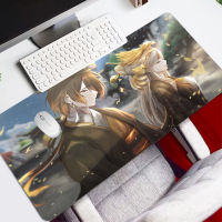 Genshin Gaming Mousepads Mouse Pad Computer Laptop Anime Keyboard Mouse Mat Large 80x30cm Keyobard Overlock Gaming Accessories Rubber Mousepad