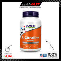 NOW Foods L-Citrulline 750mg 90 Capsules Supports Protein Metabolism &amp; Health Immune Function