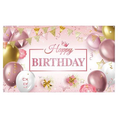 Backdrop Banner Extra Birthday Sign Poster for Men Women Birthday Anniversary Party Decoration