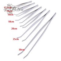 【LZ】♚☃  Stainless Multifuctional Steel Elbow Tweezers Aquarium Clip Long Tongs Medical Tweezers Forceps Tools 12.5/14/16/18/20/25cm