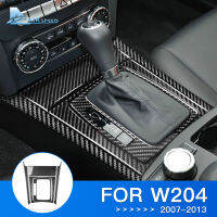 Airspeed for Benz W204 Accessories for W204 Benz Sticker Carbon Fiber Interior Trim Car Gear Shift Panel Cover