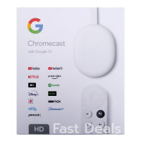 Google Chromecast with Google TV HD GA03131-US อุปกรณ์สตรีมมิ่ง ของใหม่ ของแท้ ราคาถูกที่สุด ส่งฟรี ส่งเร็วมาก