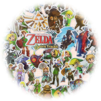 ToyStory 50ชิ้นการ์ตูนน่ารักเกมตำนานของ Zelda Spirit Tracks สติ๊กเกอร์กระเป๋ากันน้ำโน้ตบุ๊คสเก็ตบอร์ด PVC สติกเกอร์สติกเกอร์ติดตู้เย็น