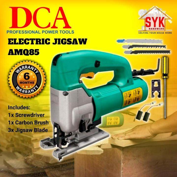 SYK DCA Jigsaw AMQ85 Electric Jig Saw Machine For Wood Cutting Metal Mesin Gergaji Kayu Besi